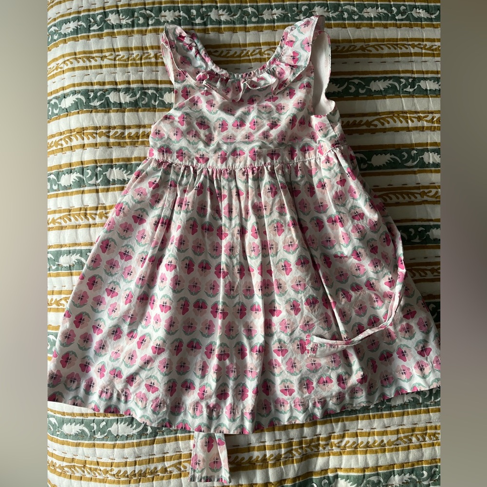Charming Pink Floral Kids Formal Dress